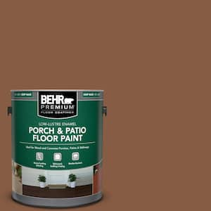 1 gal. #ICC-80 Cinnamon Spice Low-Lustre Enamel Interior/Exterior Porch and Patio Floor Paint