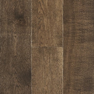 Time Honored Brown White Oak 3/8 in. T x 6 in. W Click Lock Smooth Engineered Hardwood Flooring (30.6 sq.ft./ctn)