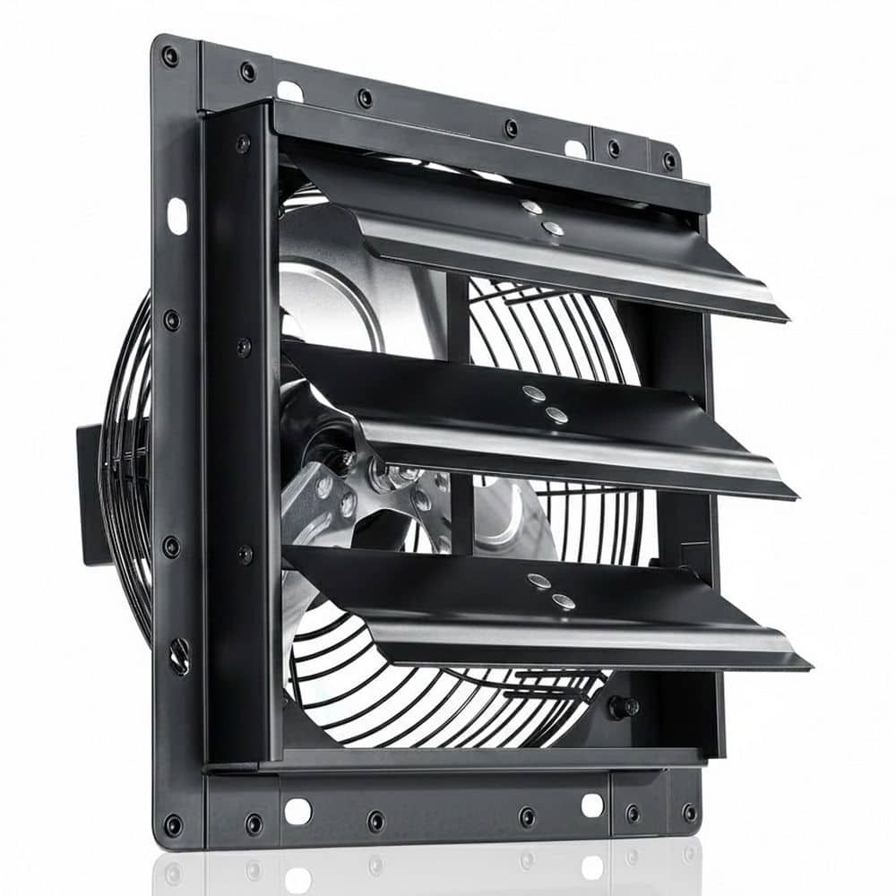 8 in. Shutter Exhaust Fan 760 CFM High-Speed Wall Mounted Quiet Ventilation Fan with 5.9 ft. Cord Black price history on PriceWatchPro