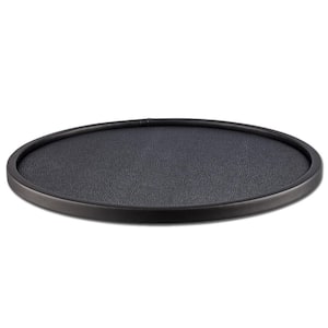 Cosmopolitan 14 in. Round Serving Tray in Noir