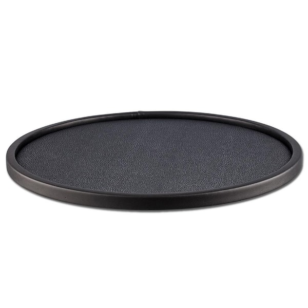 Kraftware Cosmopolitan 14 in. Round Serving Tray in Noir 51232 - The ...