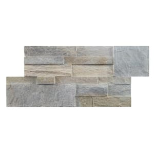 Engineered Stone Ledger Panel 7 in. x 14 in. Golden Honey Natural Concrete Wall Tile (8 sq. ft./Case)