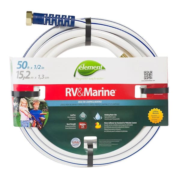 Element RV and Marine 1/2 in. x 50 ft. Medium Duty Water Hose