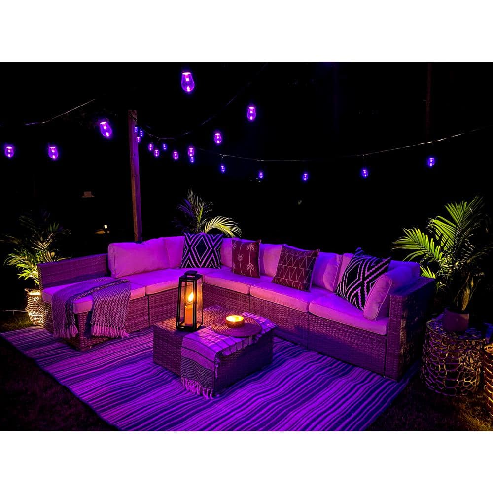36-Foot Multicolor LED Outdoor Smart String Lights