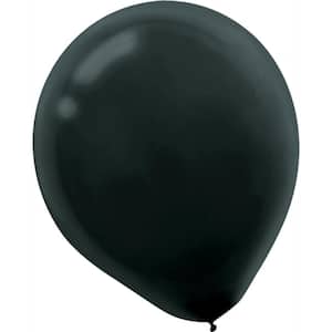 9 in. Black Latex Balloons (20-Count, 18-Pack)
