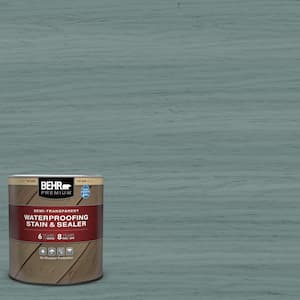 1 qt. #ST-119 Colony Blue Semi-Transparent Waterproofing Exterior Wood Stain and Sealer