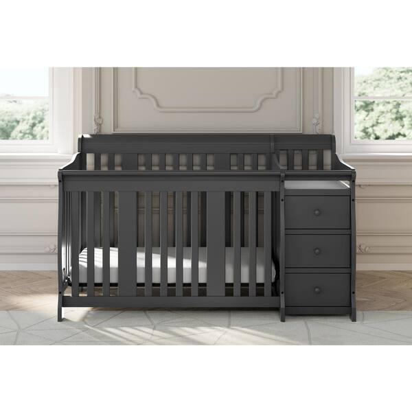 crib and changing table