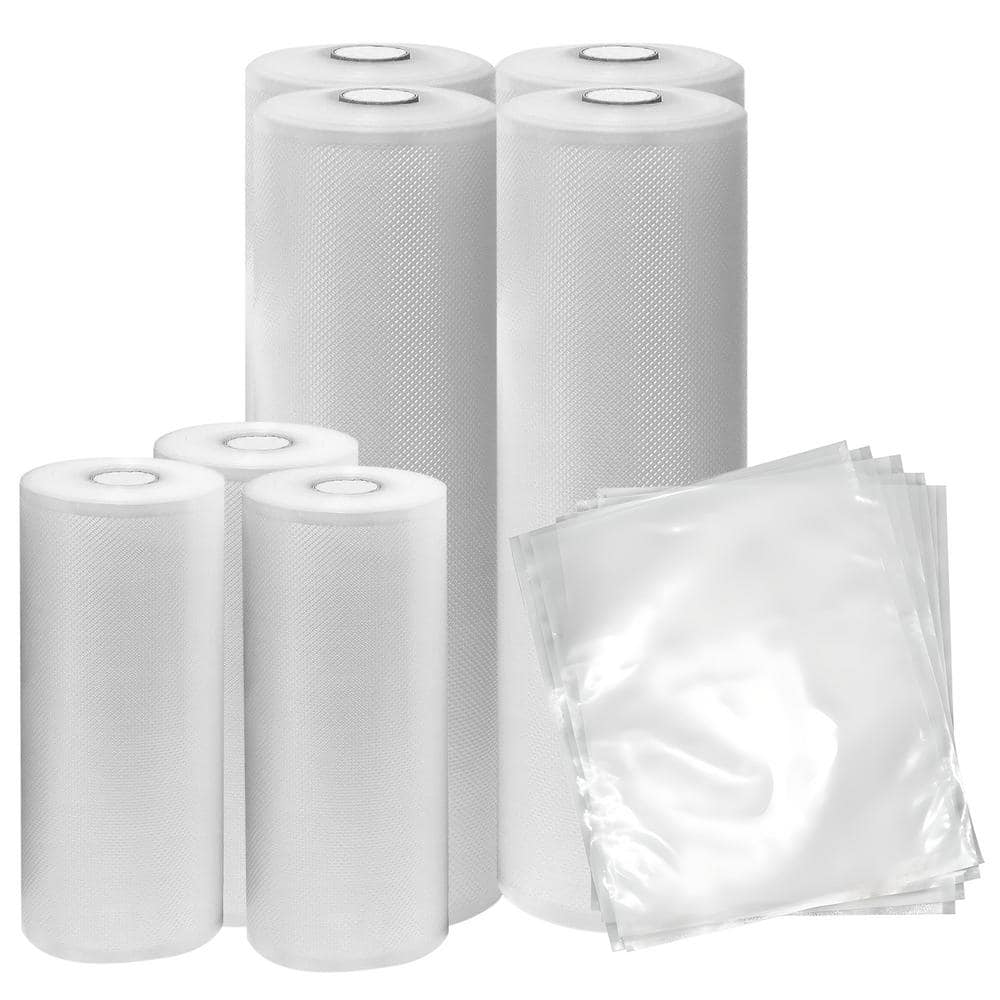 Kenmore Heavy Duty Clear Vacuum Sealer Bags and Rolls Variety Pack