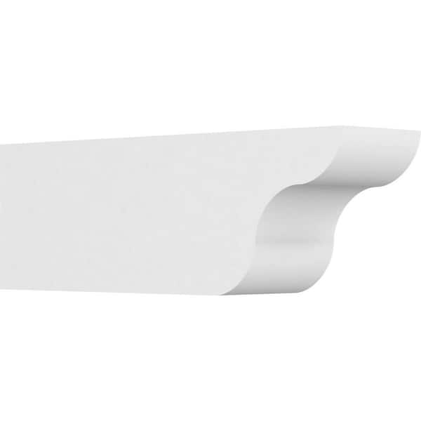 Ekena Millwork 6 in. x 8 in. x 24 in. Standard Carmel Architectural Grade PVC Rafter Tail Brace