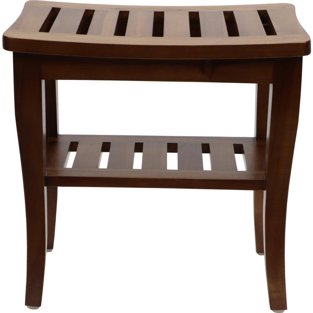 Redmon Genuine Teak Petite Shower Seat 5330 The Home Depot