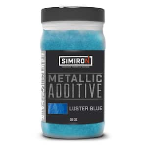 32 oz. Luster Blue Metallic Paint and Epoxy Additive for 3 Gal. Mix