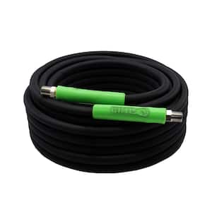 3/8 in. x 50 ft. Polyester Braided Rubber Air Hose