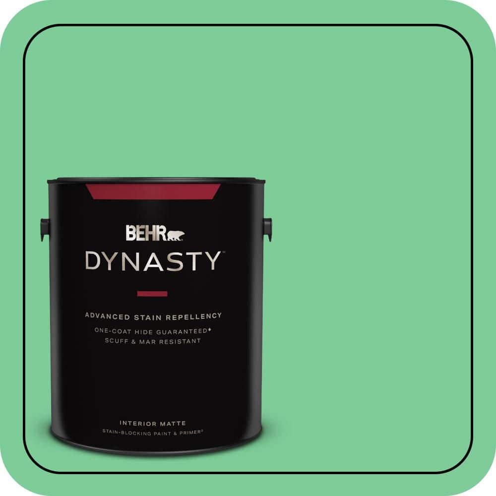 1 gal. #460B-4 Garden Glow Matte Interior Stain-Blocking Paint & Primer price history on PriceWatchPro
