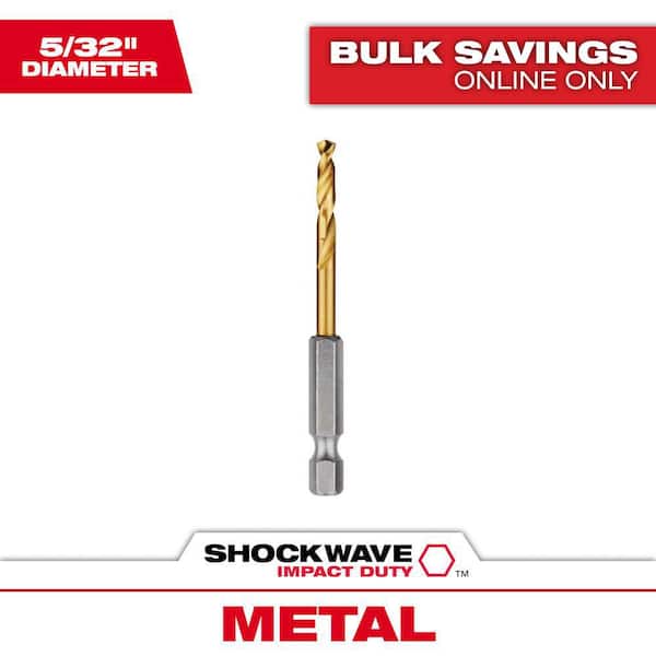 Milwaukee SHOCKWAVE 5/32 in. Titanium Drill Bit