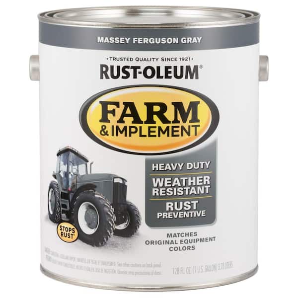 Rust-Oleum 1 gal. Farm Equipment Massey Ferguson Gray Enamel Paint