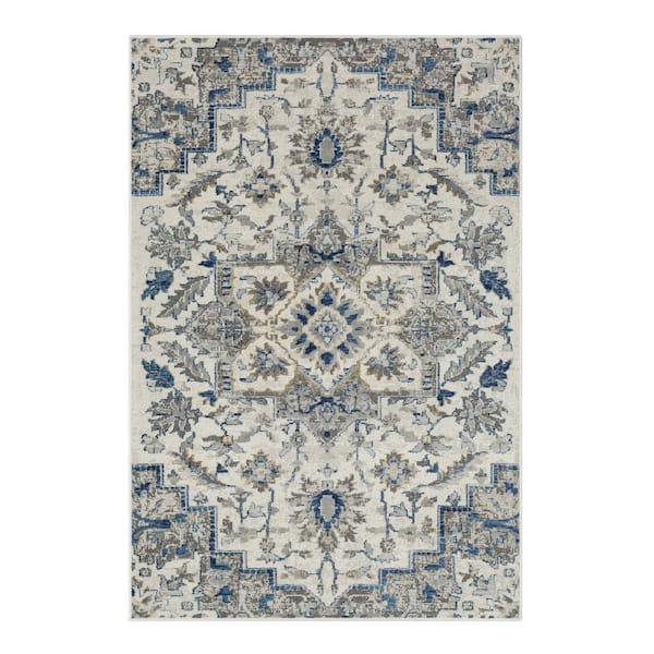 Mohawk Home Janus Grey 2 ft. 11 in. x 5 ft. Area Rug