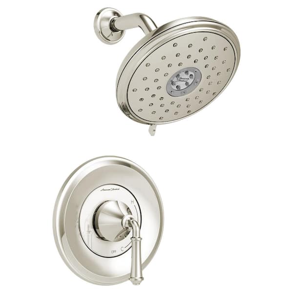 American Standard Delancey 1-Handle Shower Faucet Trim Kit for Flash Rough-In Valves in Polished Nickel (Valve Not Included)