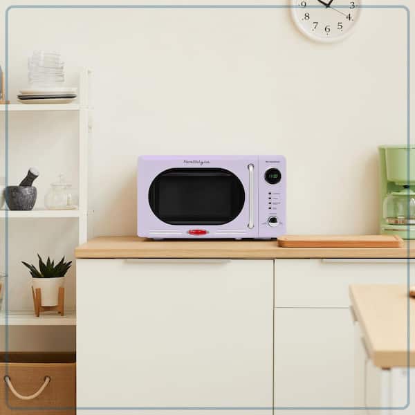 Nostalgia Retro 0.7 cu. ft. 700-Watt Countertop Microwave Oven in