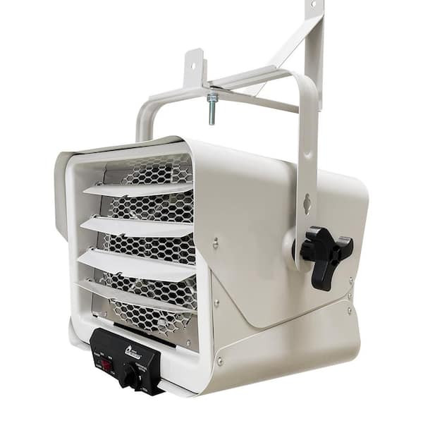 Dr Infrared Heater 240-Volt 6000-Watt Electric Garage Workshop Industrial Hardwire Forced Air Fan Heater Product with Adjustable Air Flow