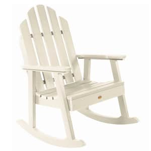 Classic Westport Garden Whitewash Plastic Outdoor Rocking Chair