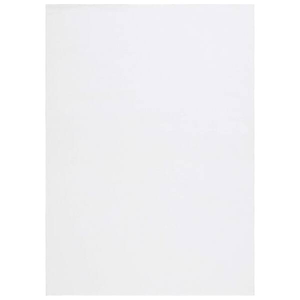 SAFAVIEH Faux Rabbit Fur Ivory 5 ft. x 7 ft. Solid Flokati Area Rug