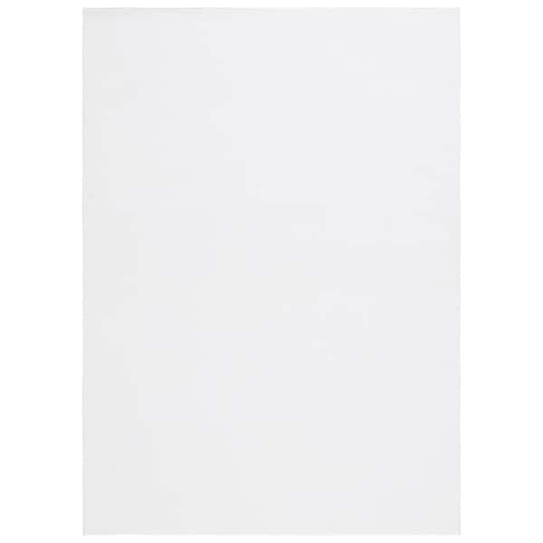 SAFAVIEH Faux Rabbit Fur Ivory 8 ft. x 10 ft. Solid Flokati Area Rug