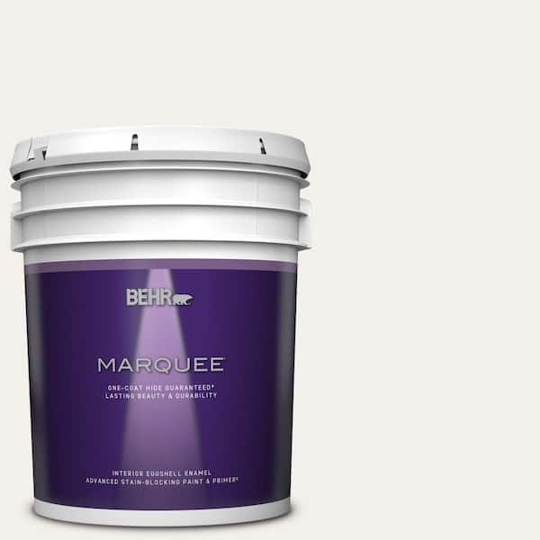 BEHR MARQUEE 5 gal. Home Decorators Collection #HDC-MD-06 Nano White Eggshell Enamel Interior Paint & Primer