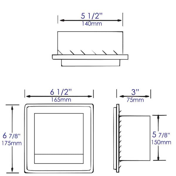 ATAYAL Recessed Toilet Paper Holder, Metal, Easy Installation, Matte Black,  1 - Fry's Food Stores