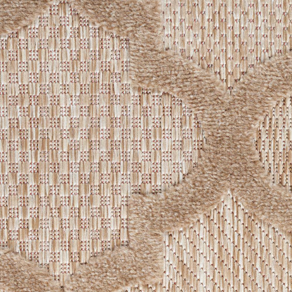 Taupe and Ivory Moroccan Trellis 7' x 10' Synthetic Area Rug