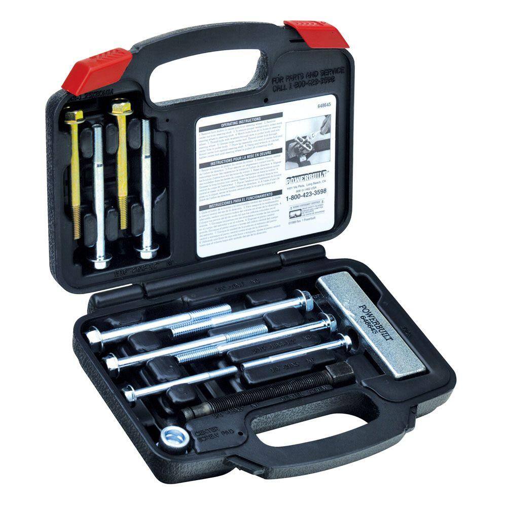 15PC Steering Wheel Puller and Lock Plate Compressor Kit Installer