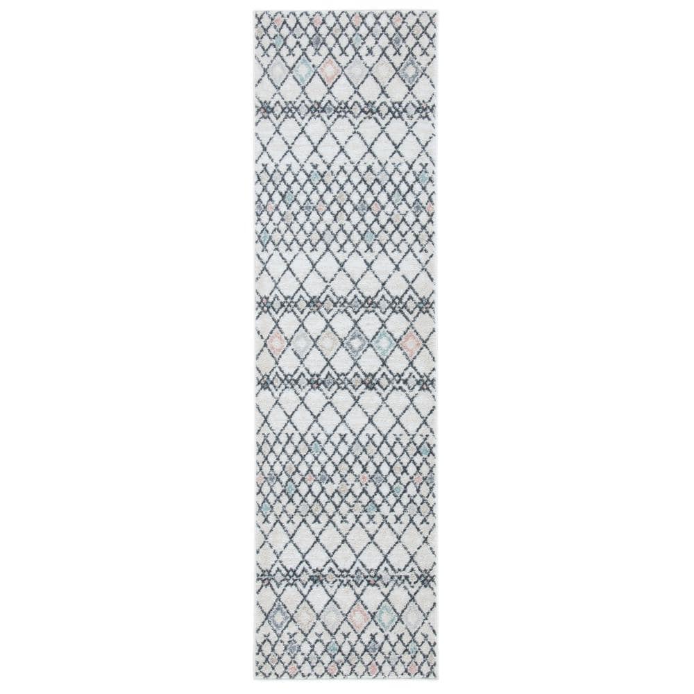 Amsterdam Ivory/Beige 2 ft. x 8 ft. Geometric;Trellis Runner Rug price history on PriceWatchPro