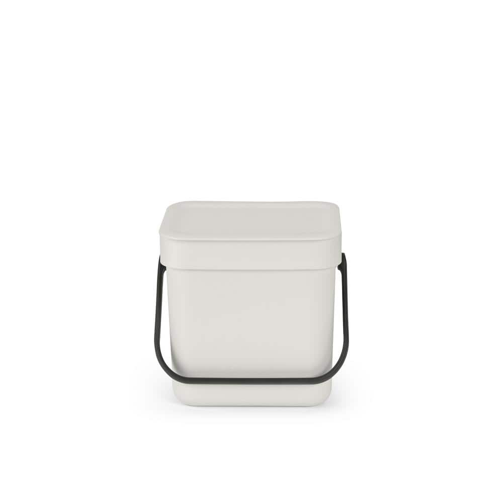 Sort and Go 0.8 Gal. (3 l) Light Gray Plastic Indoor Recycling Bin price history on PriceWatchPro