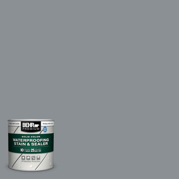 BEHR PREMIUM 8 oz. #SC-125 Stonehedge Solid Color Waterproofing Exterior Wood Stain and Sealer Sample