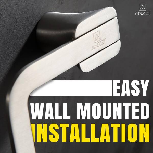 Essence Series Wall-Mount Toilet Paper Holder in Brushed Nickel Essence Series Wall-Mount Toilet Paper Holder in Brushed Nickel