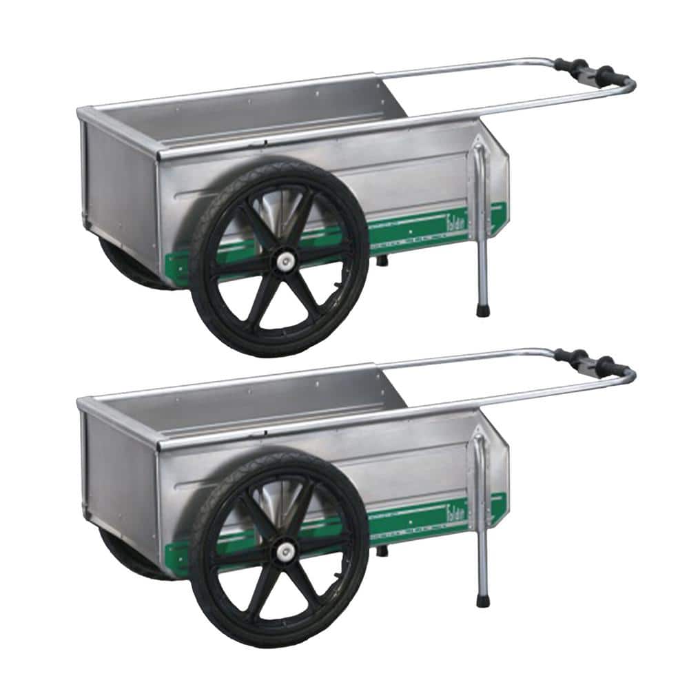 Foldit Do It 5.75 cu. ft. All Metal Folding Garden Cart (2-Pack)