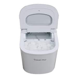 27 lb. Portable Countertop Ice Maker in White