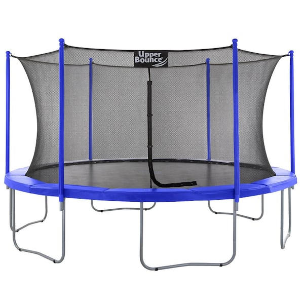 Upper Bounce Machrus Skytric 15 ft. Round Trampoline Set with Premium TopRing Flex Frame Safety Enclosure System