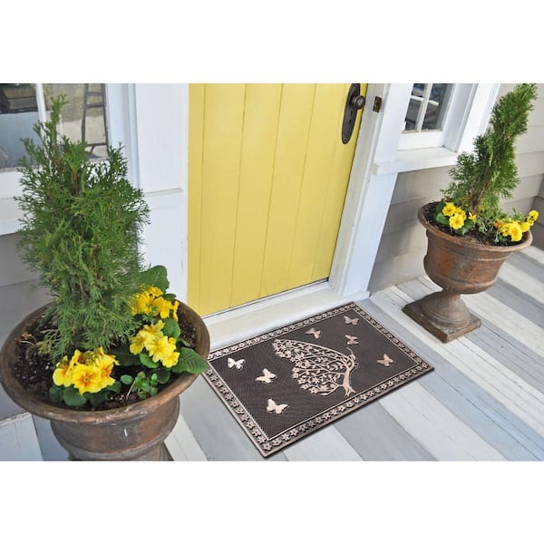 1pc Indoor Doormat Non Slip Low Profile Floor Mat For Front Door