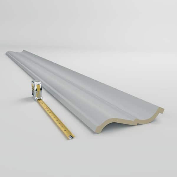 Ekena Millwork Denisse 5 in. D x 9.625 in. W x 96 in. L Polyurethane Crown Moulding