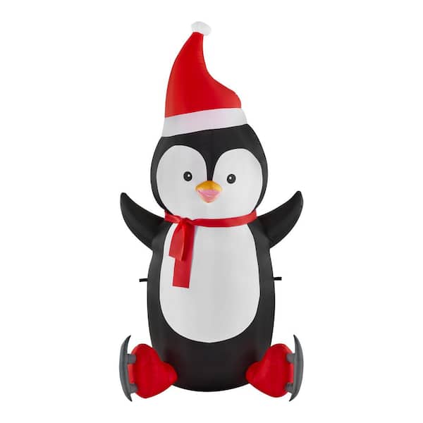 Home Accents Holiday 6.5 ft Penguin Holiday Inflatable