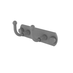 Skyline Collection 2 Position Robe Hook in Matte Gray