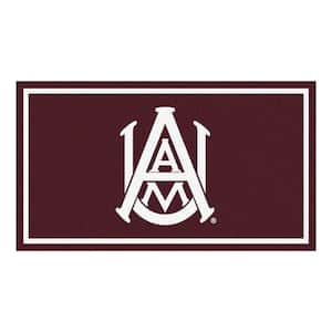 Alabama A&M Bulldogs Maroon 3 ft. x 5 ft. Plush Area Rug