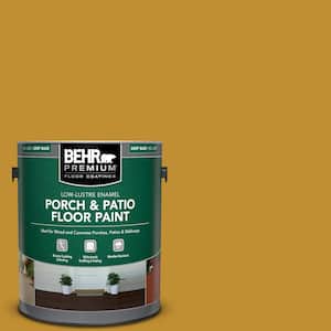 1 gal. #M290-7 Turmeric Low-Lustre Enamel Interior/Exterior Porch and Patio Floor Paint
