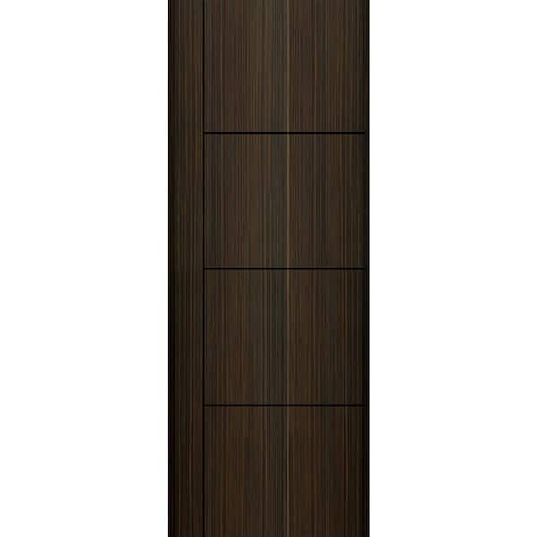 JELD-WEN 32 in. x 80 in. Solid Core Black Cherry Composite Interior Door Slab