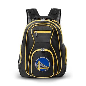 NBA Golden State Warriors 19 in. Black Trim Color Laptop Backpack