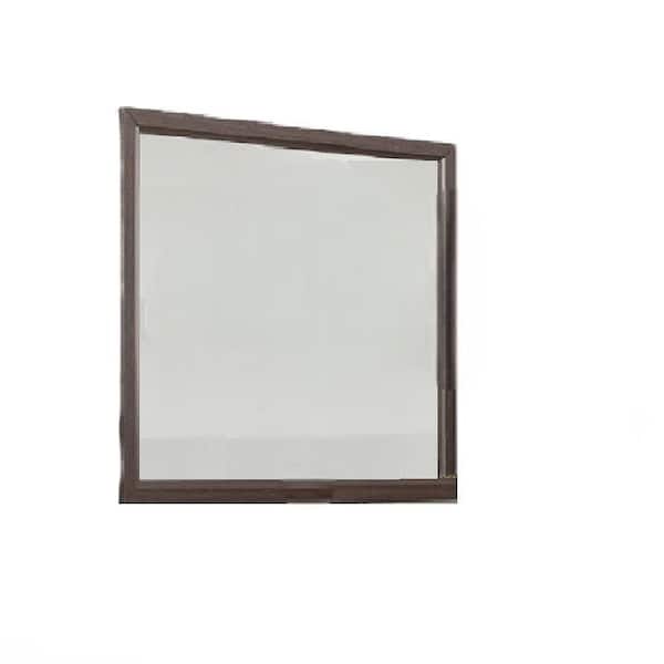 Signature Home SignatureHome Finish Brown Material Wood Dresser Mirror Only - (Dresser Not Included) Dimensions: 1"W x 40"L x 36"H.