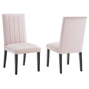 Catalyst Pink Performance Velvet Dining Side Chairs (Set of 2)