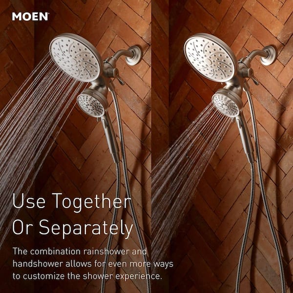 MOEN Brecklyn Single Handle 6-Spray Tub Shower Faucet w/ Magnetix