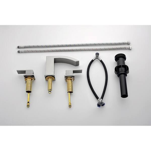 UKISHIRO Dowell 8 in. Waterfall Widespread 2-Handle Bathroom