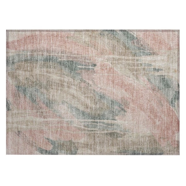 Chantille Machine Washable Indoor/Outdoor Abstract ACN3036 Blush 2 ft. x 3 ft. Accent Rug